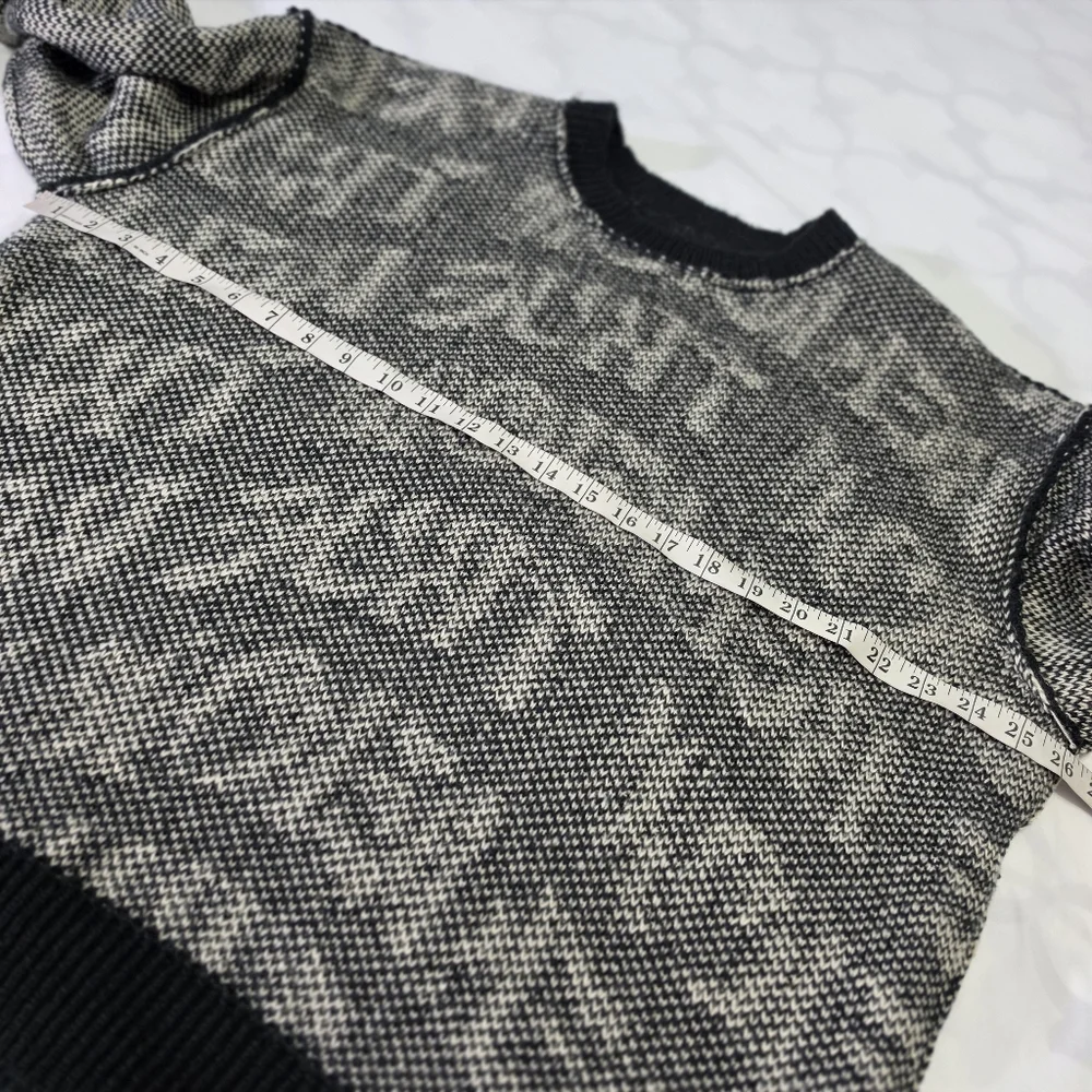 True Religion Monogram Fuzzy‎ Sweater Size Large